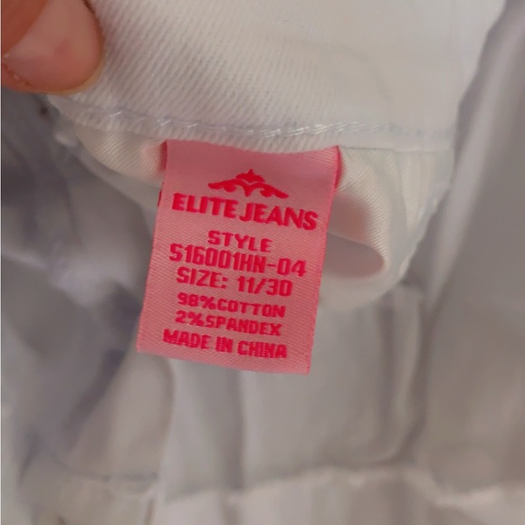 White Distressed Women Shorts - Picture 2 of 3